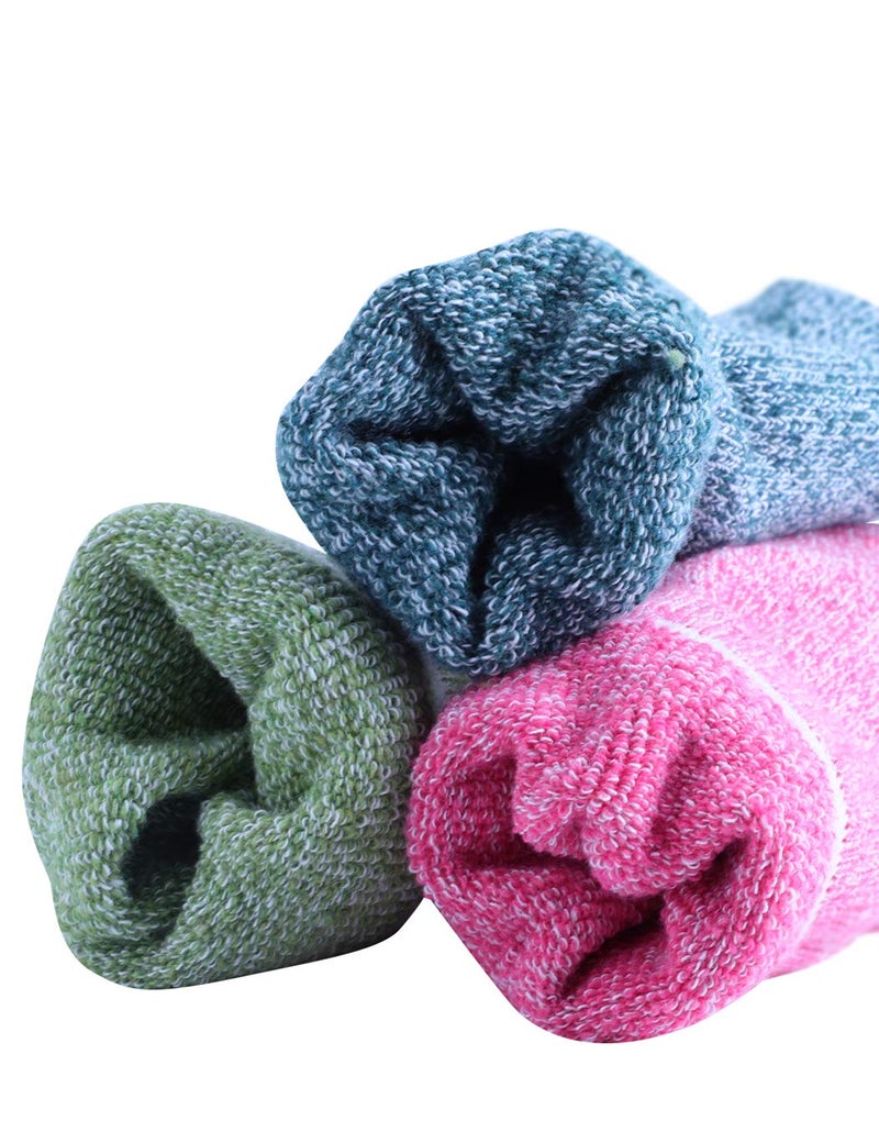 Jeasona Warm Winter Wool Socks for Women Thermal Thick Socks Gifts for Women Mom (Multicolored Light) - Image 4